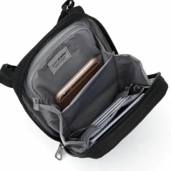 Schoudertassen-Pacsafe Tech schoudertas jet black