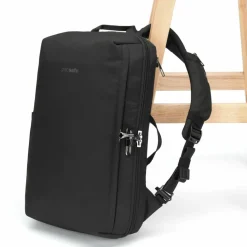 PacSafe V Commuter 16 inch laptop rugzak 18 liter black< Overige Rugzakken