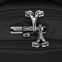 Schoudertassen-PacSafe V Tour schoudertas jet black