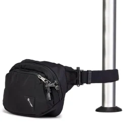 PacSafe Vibe 100 heuptas jet black< Heuptassen