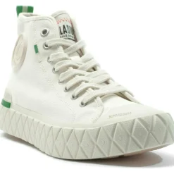 Schoenen-Palladium Palla Ace Chukka schoenen heren cream white