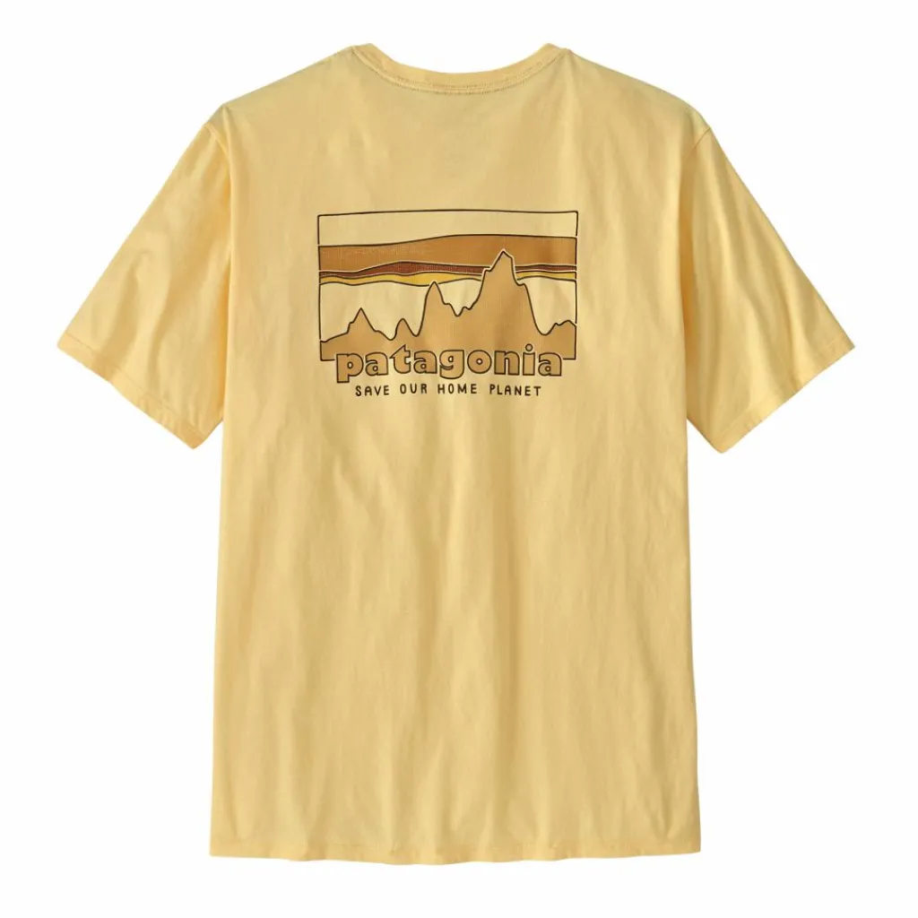 Outdoor Shirt-Patagonia '73 Skyline Organic shirt heren buttercup yellow