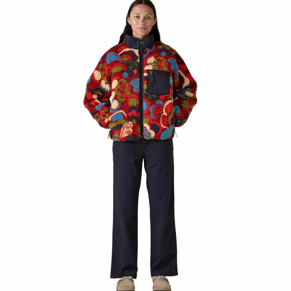 Patagonia Classic Retro-X fleece vest dames river river amanita red< Fleece Vest