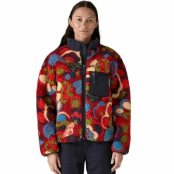 Patagonia Classic Retro-X fleece vest dames river river amanita red< Fleece Vest