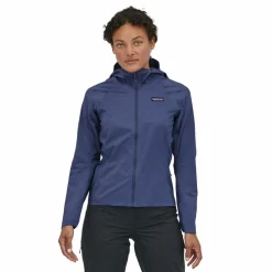 Outdoor Jack-Patagonia Dirt Roamer softshell jas dames sound blue