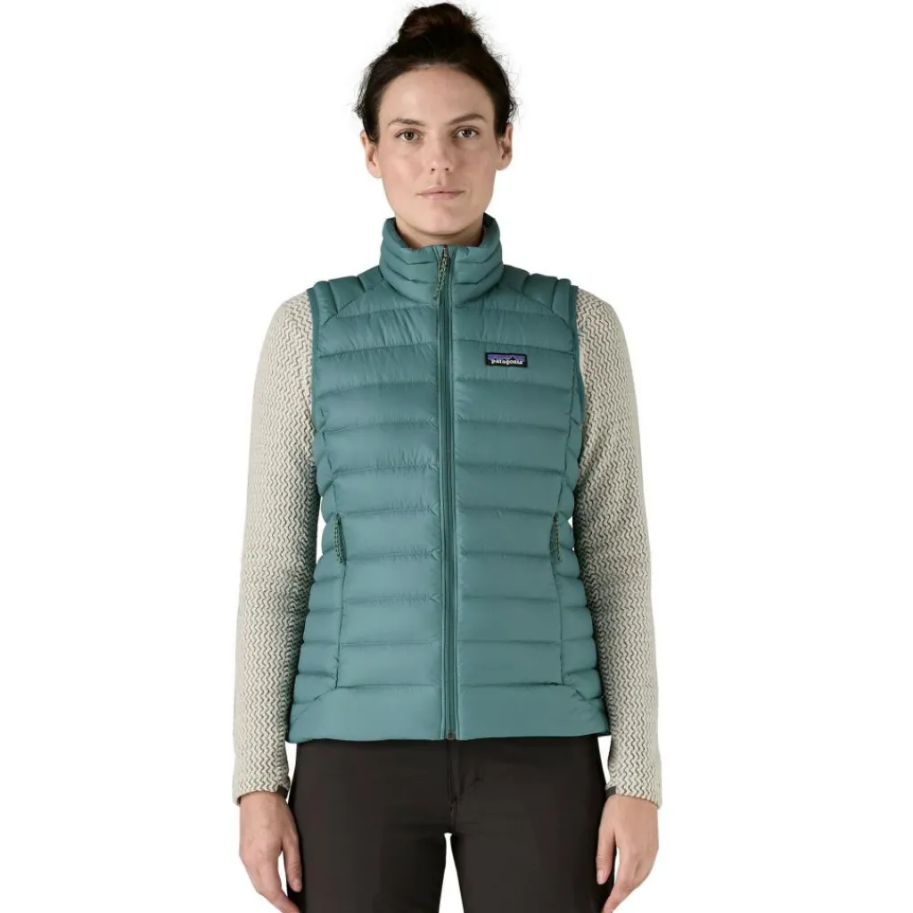 Outdoor Jack-Patagonia Down Sweater bodywarmer dames wetland blue