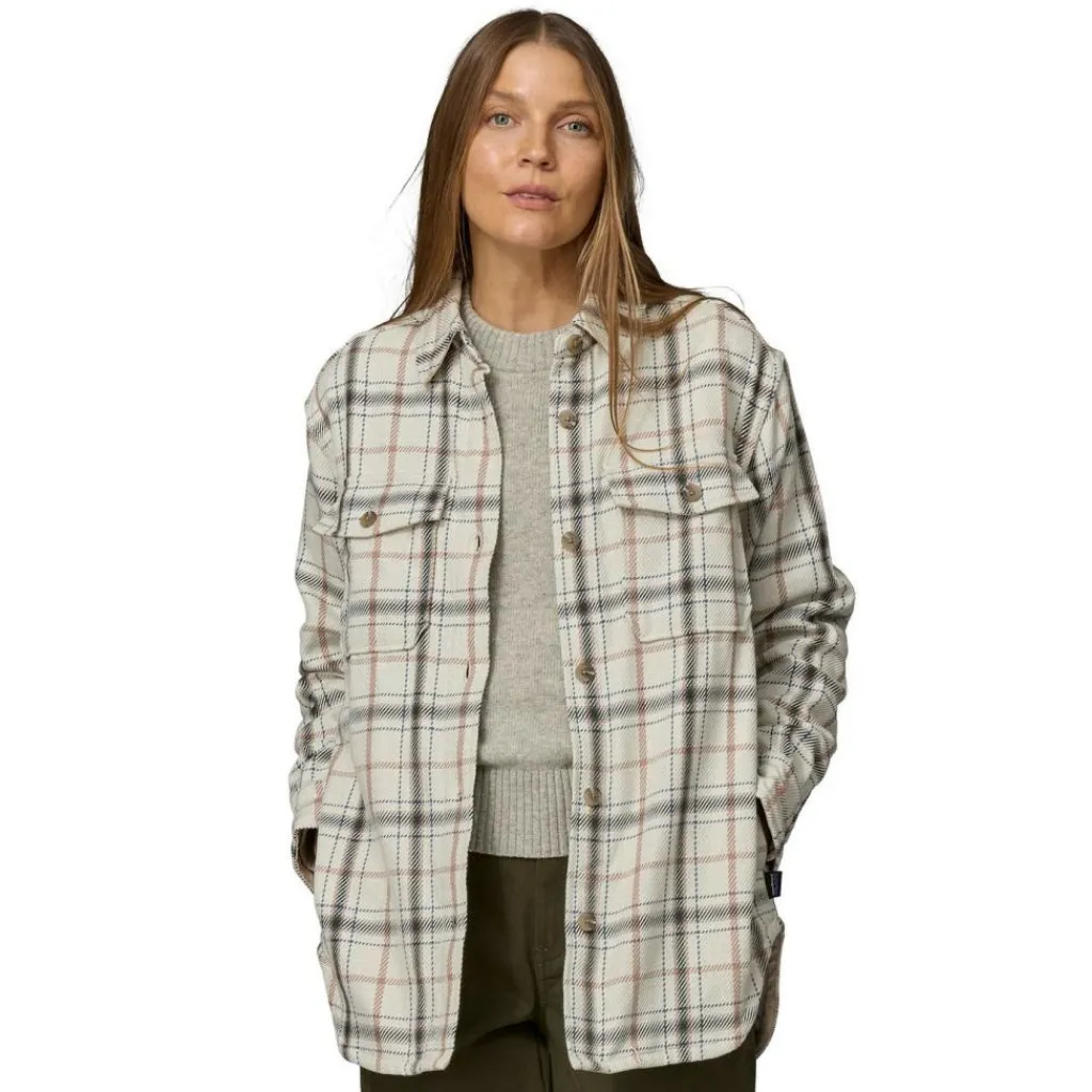 Patagonia Fjord Loft blouse dames pumice< Outdoor Shirt