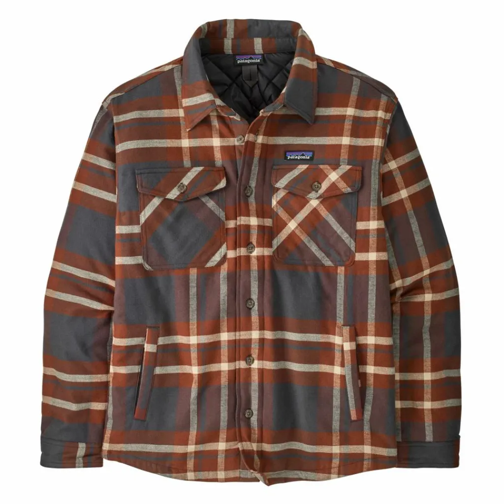 Patagonia Lightweight Insulated Fjord overhemd heren ashore ink black< Outdoor Shirt