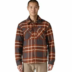 Patagonia Lightweight Insulated Fjord overhemd heren ashore ink black< Outdoor Shirt