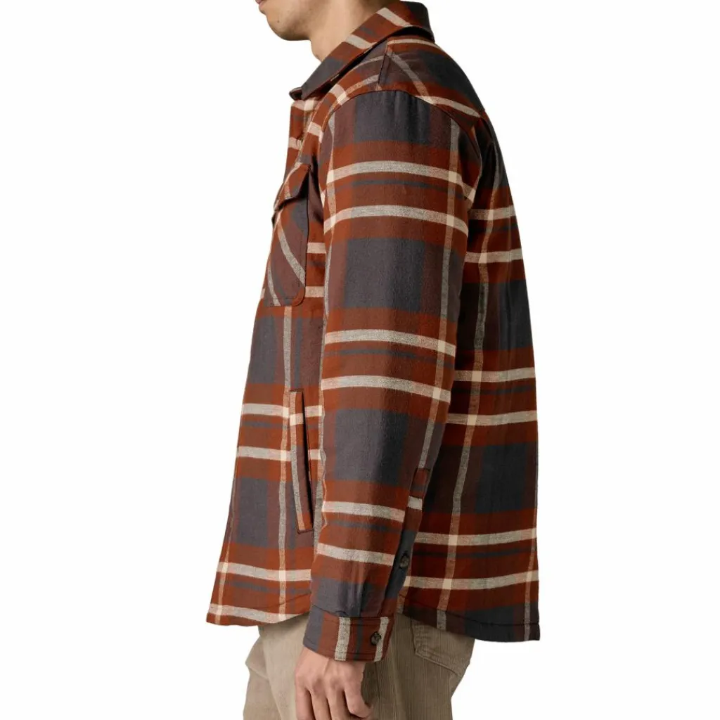 Patagonia Lightweight Insulated Fjord overhemd heren ashore ink black< Outdoor Shirt