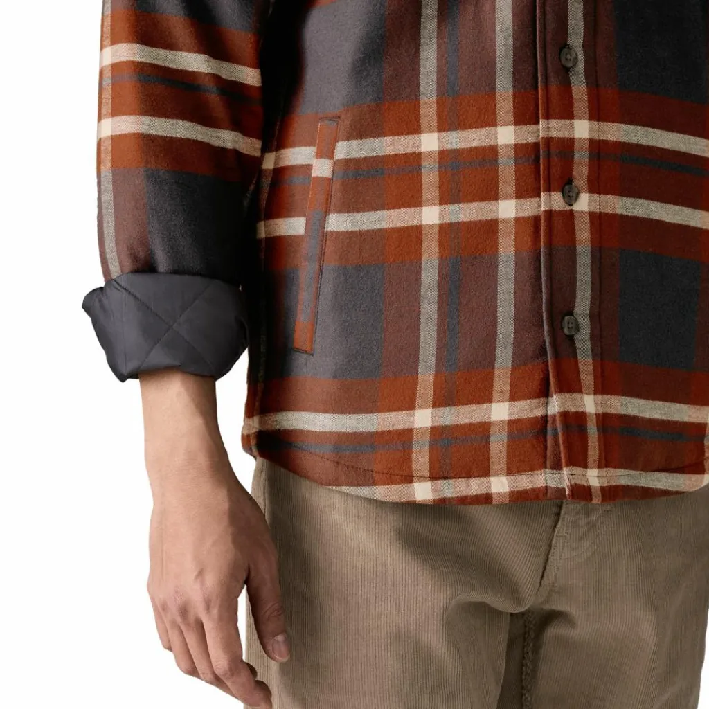 Patagonia Lightweight Insulated Fjord overhemd heren ashore ink black< Outdoor Shirt