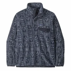Outdoor Trui-Patagonia Lightweight Synchilla Snap-T sweater heren flow sunken blue