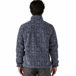 Outdoor Trui-Patagonia Lightweight Synchilla Snap-T sweater heren flow sunken blue