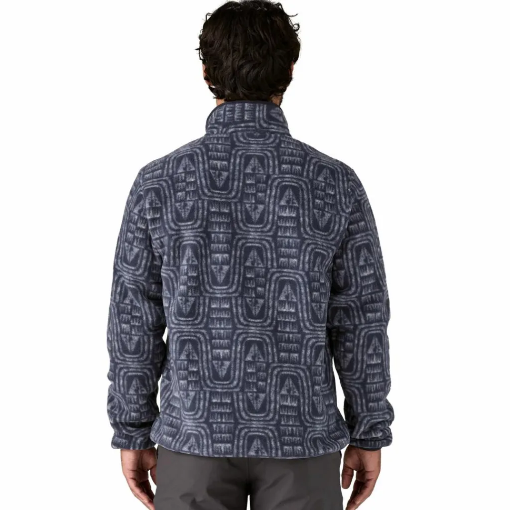 Outdoor Trui-Patagonia Lightweight Synchilla Snap-T sweater heren flow sunken blue