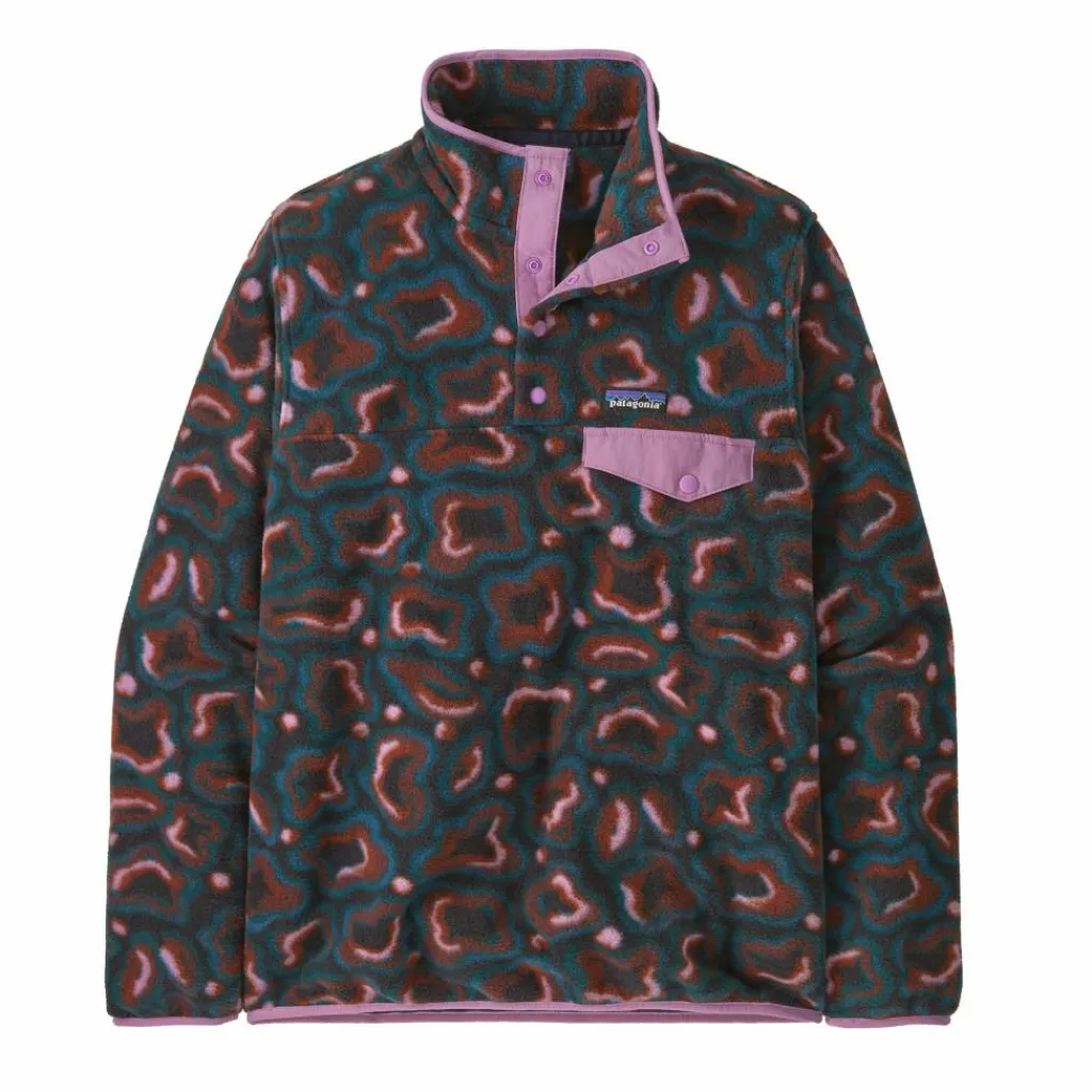 Outdoor Trui-Patagonia Lightweight Synchilla Snap-T sweater dames soft spirea dried vanilla