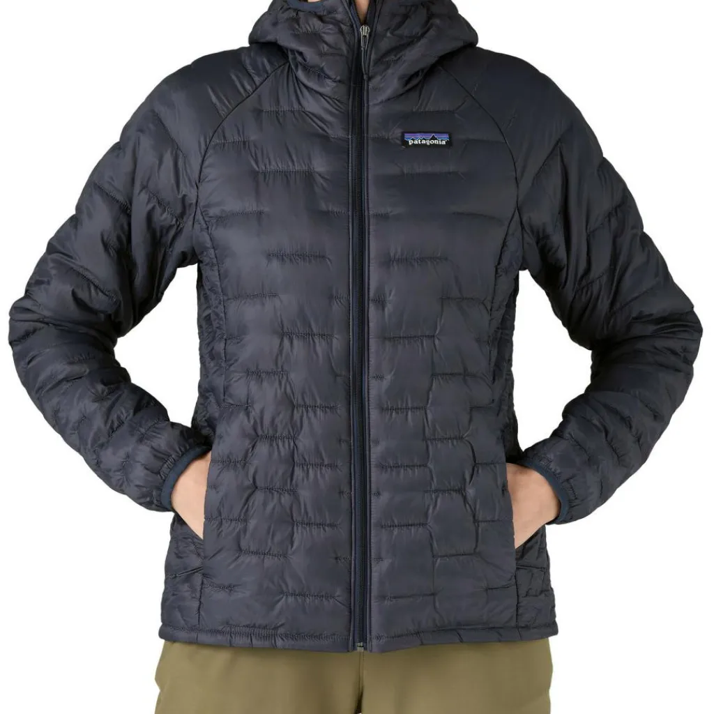 Outdoor Jack-Patagonia Micro Puff Hoody outdoor jack dames smolder blue