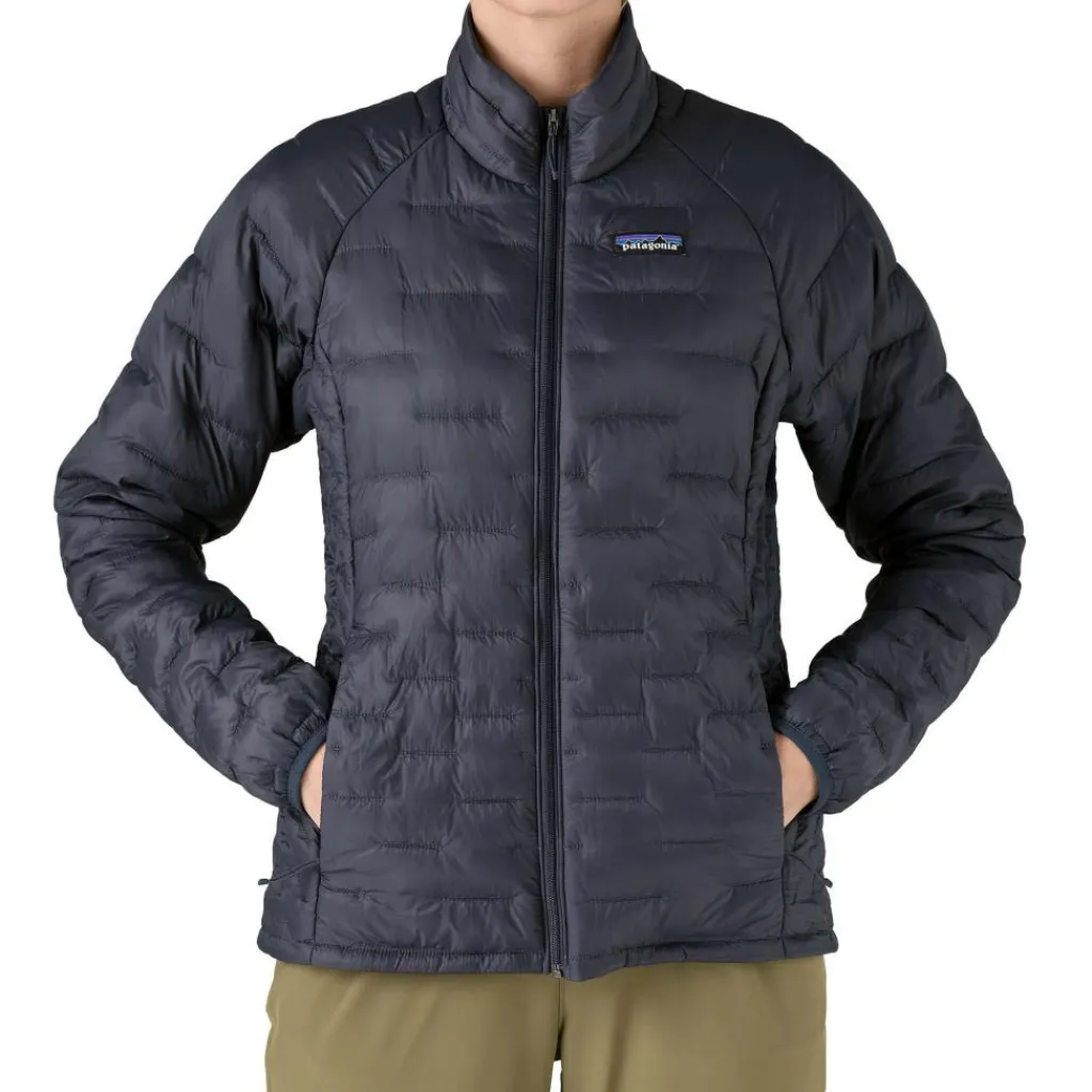 Patagonia Micro Puff outdoor jack dames smolder blue< Outdoor Jack
