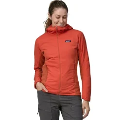 Outdoor Vest-Patagonia Nano-Air Light Hybrid Hoody outdoor vest dames  pimento red