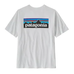 Patagonia P-6 Logo Responsibili-Tee shirt heren white< Outdoor Shirt