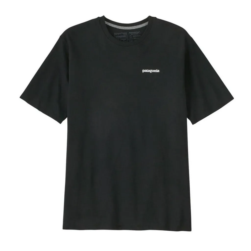 Outdoor Shirt-Patagonia P-6 Logo Responsibili-Tee shirt heren black