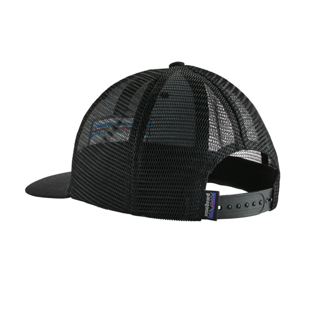 Patagonia P-6 Logo Trucker pet black< Outdoor Pet