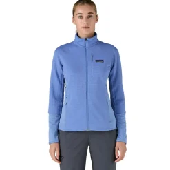 Fleece Vest-Patagonia R1 fleece vest dames abundant blue
