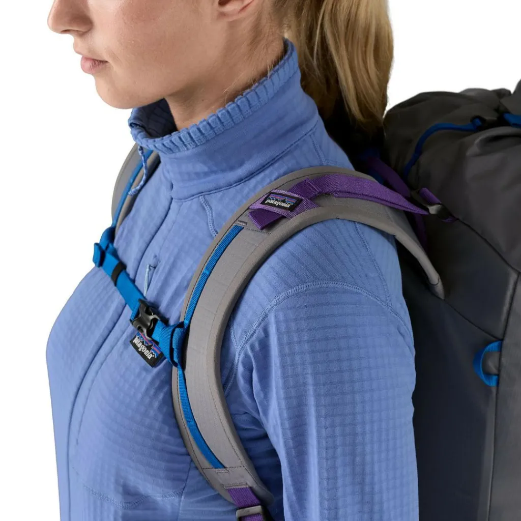 Fleece Vest-Patagonia R1 fleece vest dames abundant blue