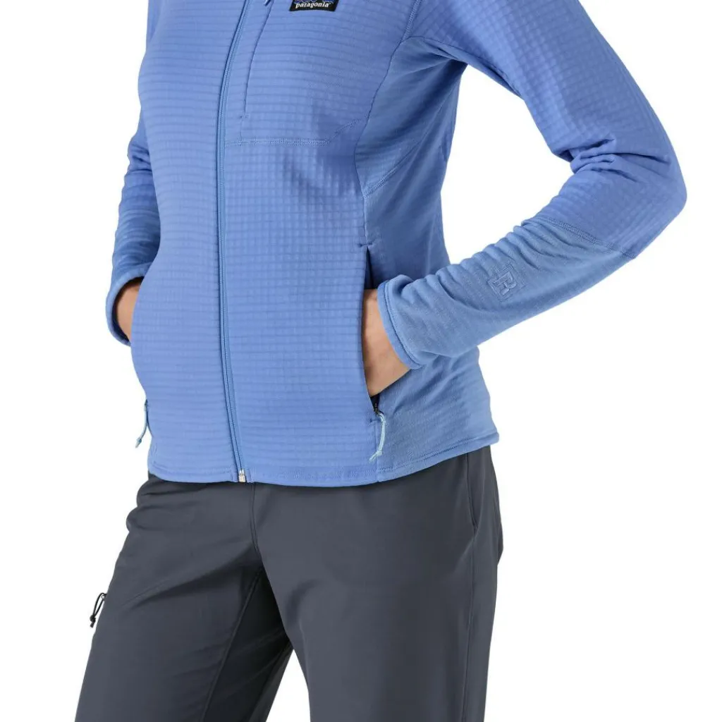 Fleece Vest-Patagonia R1 fleece vest dames abundant blue