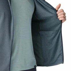 Patagonia R1 fleece vest heren utility blue< Fleece Vest