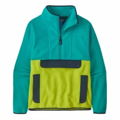 Outdoor Trui-Patagonia Synchilla Fleece Anorak sweater heren phosphorus green
