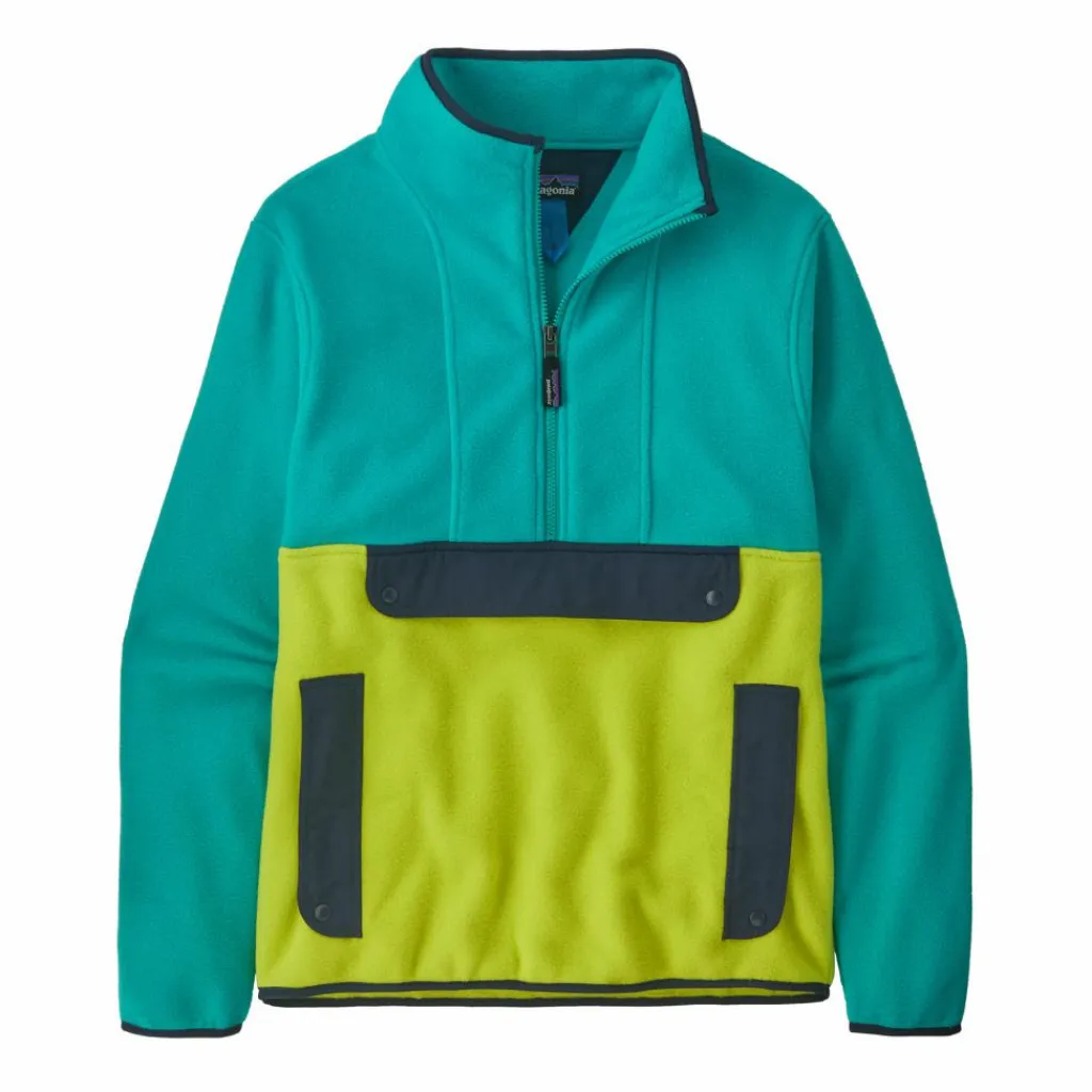 Outdoor Trui-Patagonia Synchilla Fleece Anorak sweater heren phosphorus green