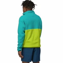 Outdoor Trui-Patagonia Synchilla Fleece Anorak sweater heren phosphorus green