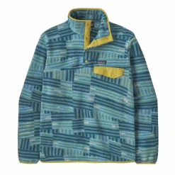 Patagonia Synchilla Snap-T fleece sweater heren quilty fitz wetland blue< Outdoor Trui