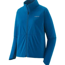 Outdoor Jack|Fleece Vest-Patagonia Wind Shield softshell jas dames endless blue