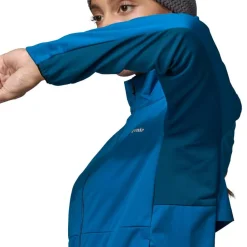 Outdoor Jack|Fleece Vest-Patagonia Wind Shield softshell jas dames endless blue