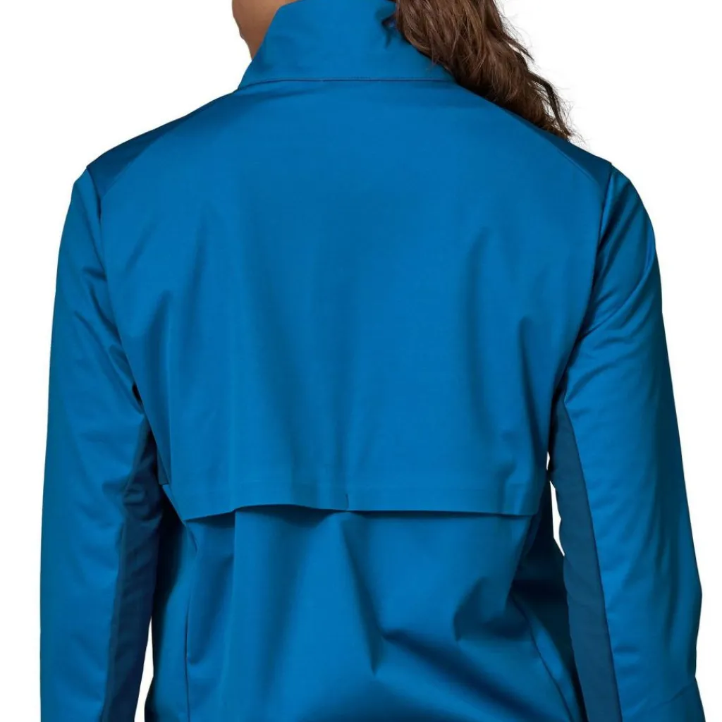 Outdoor Jack|Fleece Vest-Patagonia Wind Shield softshell jas dames endless blue