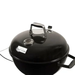 Houtskool Bbq-Patton Kettle Chef houtskoolbarbecue 57 cm premium black