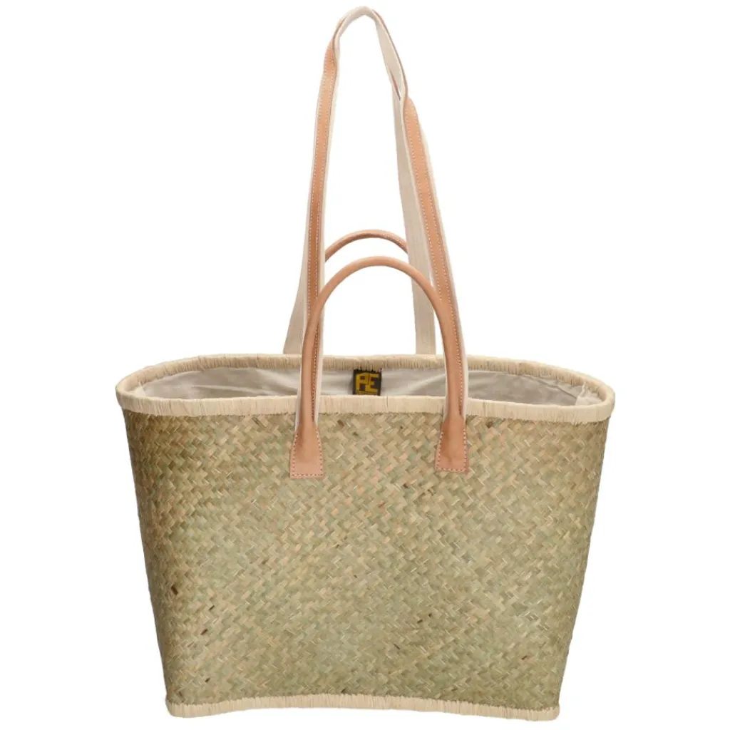 Strandtassen-PE Florence Penjy rieten strandtas natuur