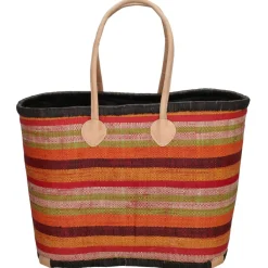 PE Florence Raffia strandtas red< Strandtassen