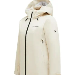 Ski Jassen|Wintersport-Peak Performance  ANIMA softshell winterjas dames sand fog