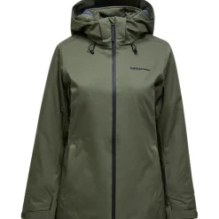 Ski Jassen|Wintersport-Peak Performance  ANIMA softshell winterjas dames pine needle