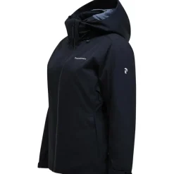 Ski Jassen|Wintersport-Peak Performance  ANIMA softshell winterjas dames black