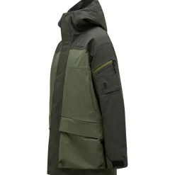 Peak Performance  2L Stretch parka winterjas heren olive extreme pine needle< Ski Jassen|Wintersport
