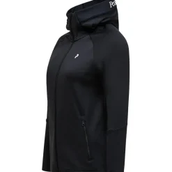 Ski Vesten|Wintersport-Peak Performance  RIDER ESSENTIALS hoodie vest dames black