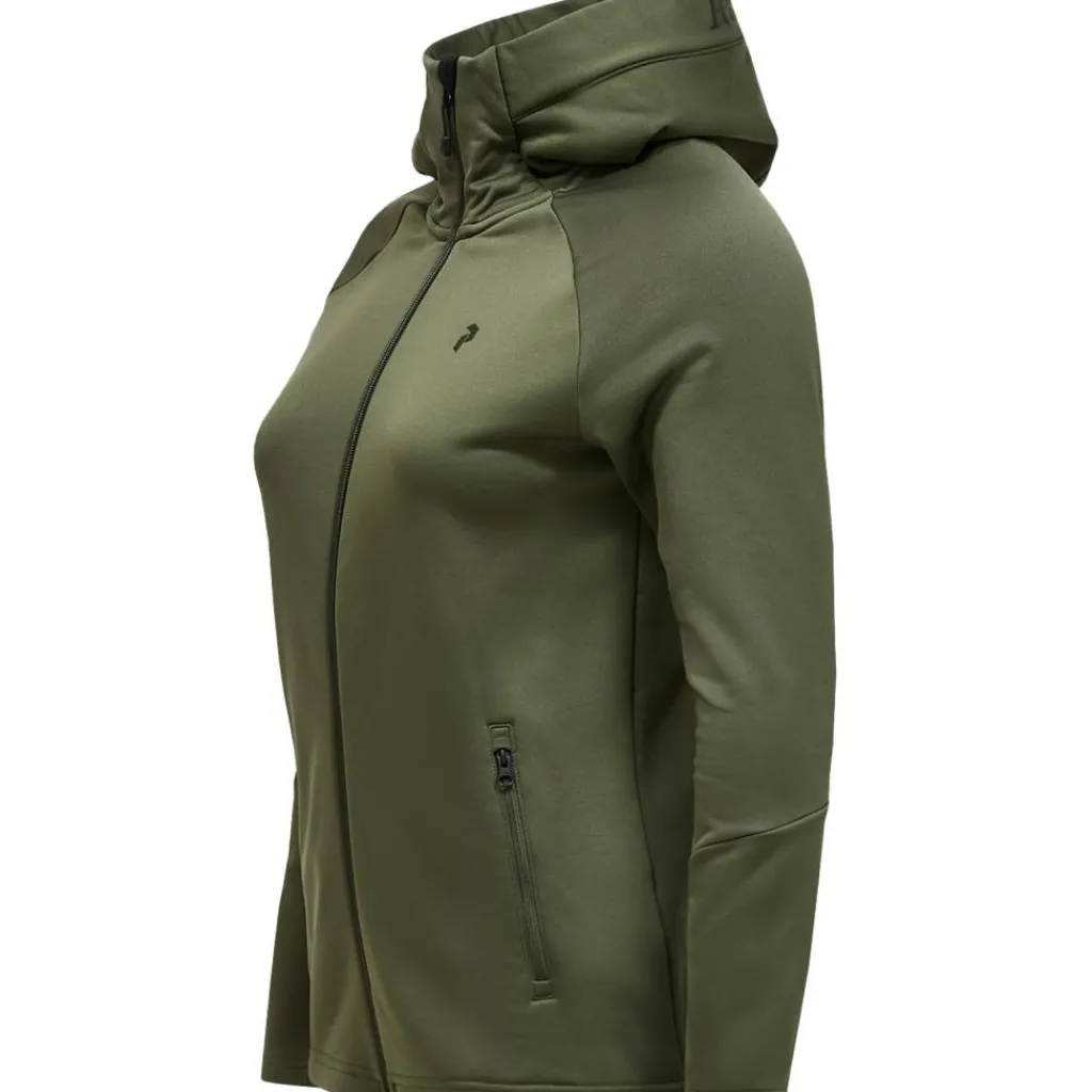 Peak Performance RIDER ESSENTIALS vest dames pine needle< Ski Vesten|Wintersport