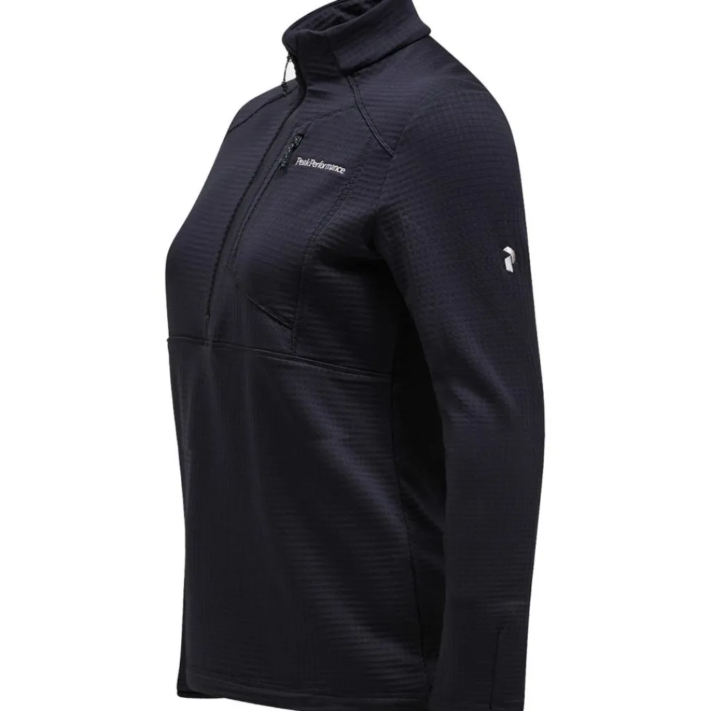 Peak Performance Trail Polartec Half Zip skipully dames black< Skipullies|Wintersport