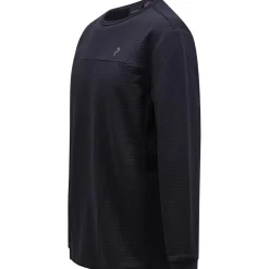 Ski Truien|Wintersport-Peak Performance Trail Polartec sweater heren black