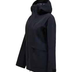 Ski Jassen|Wintersport-Peak Performance  VERTEC softshell winterjas dames black