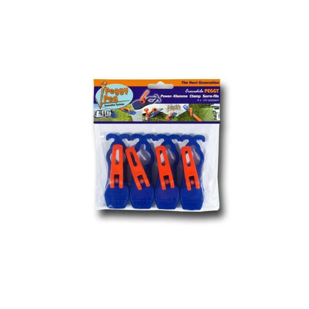 Peggy Peg Crocodile zeilklem 2 stuks< Grondzeilen