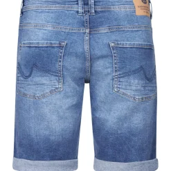 Petrol Industries  Bullseye short heren vintage blue< Broeken